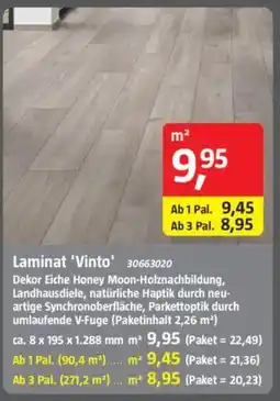 Bauhaus LOGOCLIC Laminat 'Vinto' Angebot