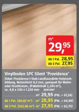 Bauhaus b!design Vinylboden SPC Silent 'Providence' Angebot