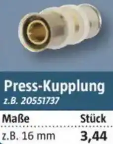 Bauhaus Press-Kupplung Angebot