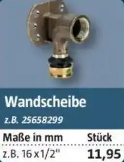 Bauhaus Viega Wandscheibe Angebot
