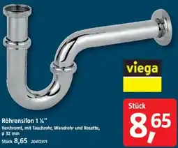 Bauhaus Viega Röhrensifon 1¼" Angebot