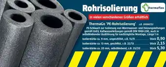 Bauhaus ThermaGo 'PE-Rohrisolierung' Angebot