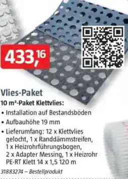 Bauhaus Vlies-Paket Angebot