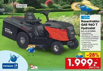 Netto Marken-Discount Rasentraktor GAR 960 T Hydrostat Angebot
