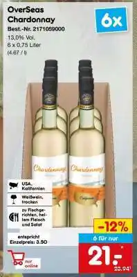 Netto Marken-Discount OverSeas Chardonnay Angebot
