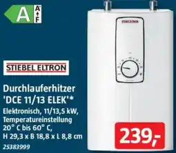 Bauhaus STIEBEL ELTRON Durchlauferhitzer 'DCE 11/13 ELEK' Angebot