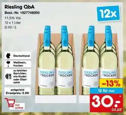 Netto Marken-Discount Riesling QbA Angebot
