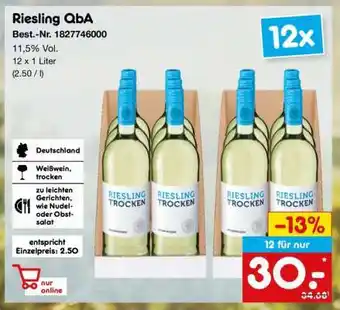 Netto Marken-Discount Riesling QbA Angebot