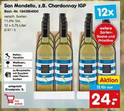 Netto Marken-Discount San Mondello, z.B. Chardonnay IGP Angebot