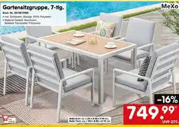 Netto Marken-Discount Gartensitzgruppe, 7-tlg Angebot