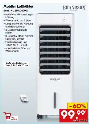 Netto Marken-Discount Mobiler Luftkühler Angebot