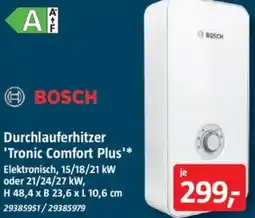 Bauhaus BOSCH Durchlauferhitzer Angebot