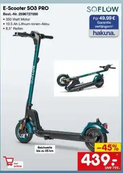 Netto Marken-Discount E-Scooter SO3 PRO Angebot