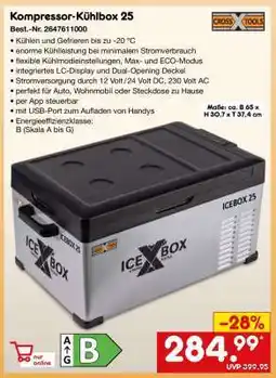 Netto Marken-Discount Kompressor-Kühlbox 25 Angebot