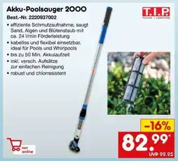 Netto Marken-Discount Akku-Poolsauger 2000 Angebot