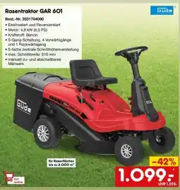 Netto Marken-Discount Rasentraktor GAR 601 Angebot