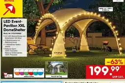 Netto Marken-Discount LED Event-Pavillon XXL DomeShelter Angebot