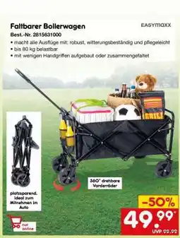 Netto Marken-Discount Faltbarer Bollerwagen Angebot