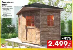 Netto Marken-Discount Saunahaus Eldur Angebot