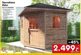 Netto Marken-Discount Saunahaus Eldur Angebot