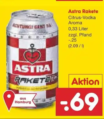 Netto Marken-Discount Astra Rakete 0,33L Angebot