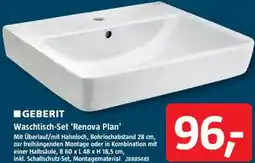 Bauhaus GEBERIT Waschtisch-Set 'Renova Plan' Angebot