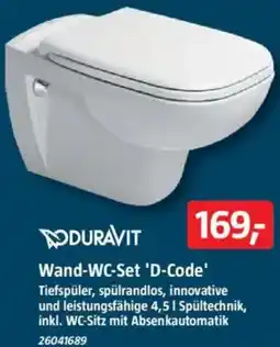 Bauhaus DURAVIT Wand-WC-Set 'D-Code' Angebot