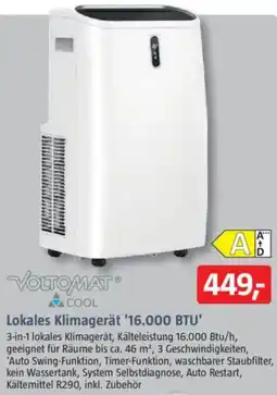Bauhaus VOLTOMAT COOL Lokales Klimagerät '16.000 BTU' Angebot