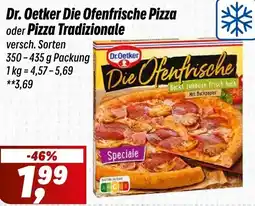 Simmel Dr. Oetker Die Ofenfrische Pizza oder Pizza Tradizionale Angebot