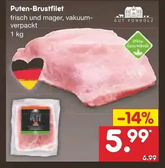 Netto Marken-Discount Puten Brustfilet 1kg Angebot