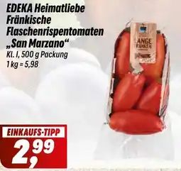 Simmel EDEKA Heimatliebe Fränkische Flaschenrispentomaten „San Marzano" Angebot