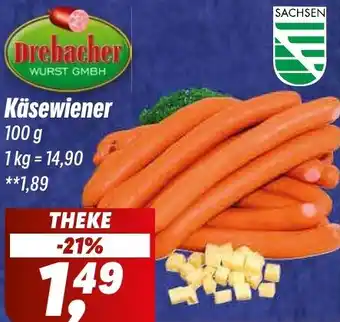 Simmel Drebacher Käsewiener Angebot