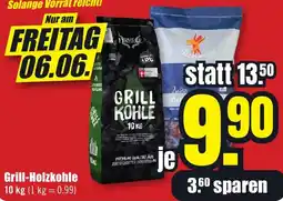 B1 Discount Baumarkt Grill-Holzkohle Angebot