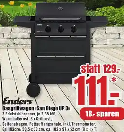 B1 Discount Baumarkt Enders Gasgrillwagen San Diego UP 3 Angebot