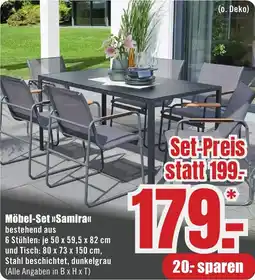 B1 Discount Baumarkt Möbel-Set Samira Angebot