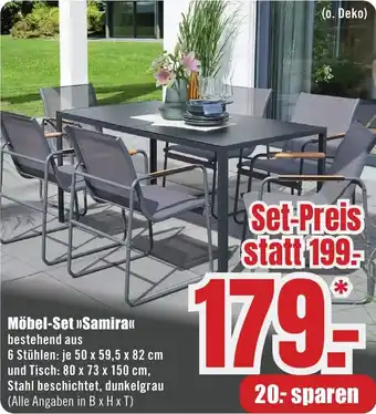 B1 Discount Baumarkt Möbel-Set Samira Angebot