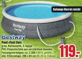 B1 Discount Baumarkt Bestway Pool Fast Set Angebot