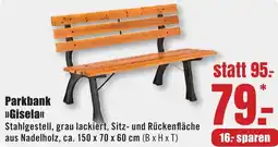 B1 Discount Baumarkt Parkbank Gisela Angebot