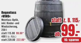 B1 Discount Baumarkt Regenfass VINO Angebot