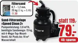 B1 Discount Baumarkt Sand-Filteranlage Speed Clean 2 Angebot
