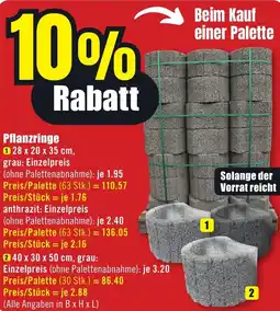 B1 Discount Baumarkt Pflanzringe Angebot