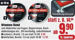 B1 Discount Baumarkt Bitumen-Band Angebot