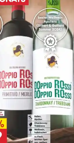 Netto Marken-Discount Doppio Rosso Primitivo Merlot Angebot