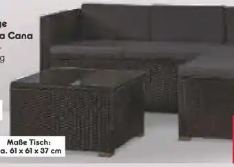 Netto Marken-Discount Juskys Polyrattan Lounge Sitzgarnitur Punta Cana Angebot