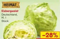 Netto Marken-Discount Heimat Eisbergsalat Angebot