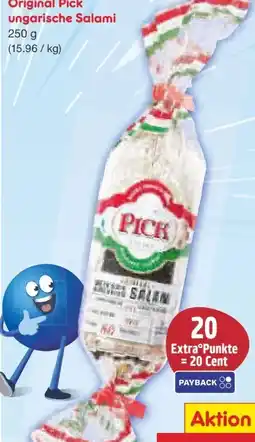 Netto Marken-Discount Pick Original Ungarische Salami Angebot