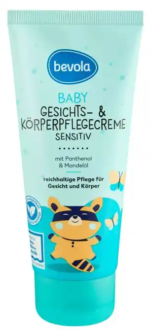 Kaufland Bevola Baby Gesichtspflegecreme und Körperpflegecreme Angebot