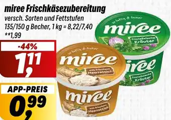 Simmel miree Frischkäsezubereitung Angebot