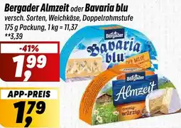 Simmel Bergader Almzeit oder Bavaria blu Angebot
