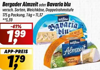 Simmel Bergader Almzeit oder Bavaria blu Angebot